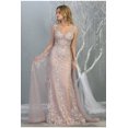 thumbnail image 1 of Floral Embroidered Evening Gown, 1 of 4