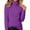 AA-Purple, variant on Watermelon Red Fuzzy Pullover for Women Oversized Long Sleeve Sherpa Lined Fleece Sweatshirts Solid Color Mock Neck Sweaters Tops L