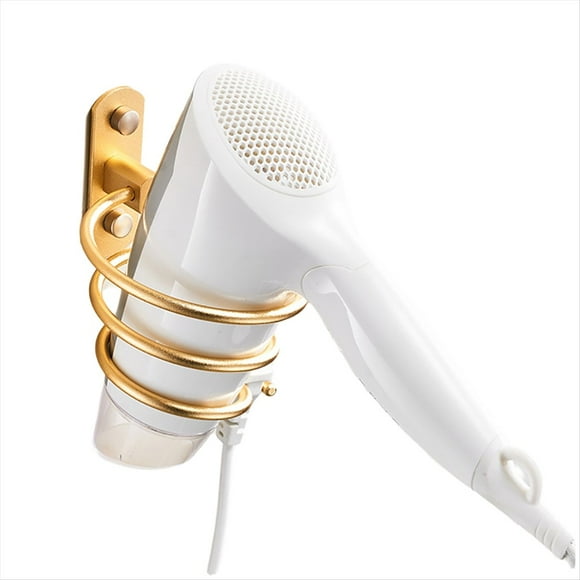 Organizador de Secador de Pelo de Aluminio para Baño, Soporte para Secador y Plancha de Pelo, Estantes de Pared, Accesorios, Soplador B