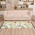 thumbnail image 2 of Yayeee Runner Rug for Bedroom 2'x6' Machine Washable Hallway Non Slip Mat, Birds with Strawberries, 2 of 8