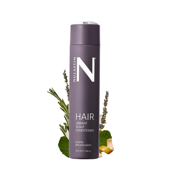 NULASTIN Vibrant Scalp Conditioner - Volumizing Hair Conditioner for Women & Men - Reduce Frizz & Breakage - Enhance Shine - Clinically Tested & Color-Safe - Silicone-Free & Vegan 10 Fl Oz