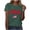 A25 Green, variant on Mifsaly American Flag Shirt Women Summer Casual Usa Flag Graphic Basic T Shirts 4Th Of July Crewneck Short Sleeve Cotton Tops Lightweight Breathable Daily Wear Patriotic Tee M