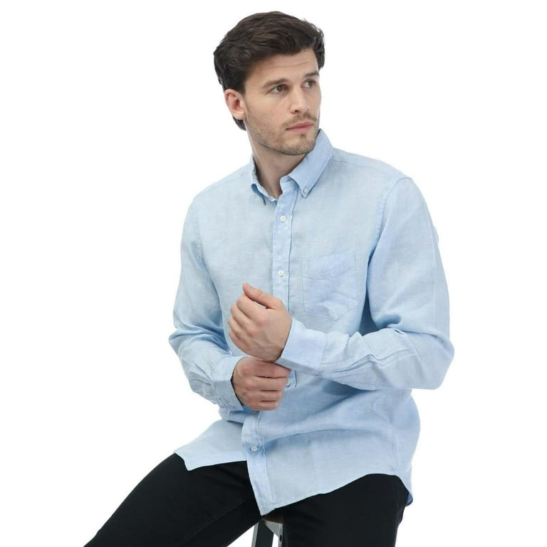 Gant Mens Linen Regular Shirt - Walmart.com Gant Mens Linen Regular Shirt - Walmart.com