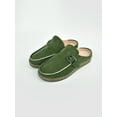 thumbnail image 5 of Crocowalk Womens Slide Buckle Footbed Sandals Slip on Flat Shoes Moccasins Loafers, 5 of 8