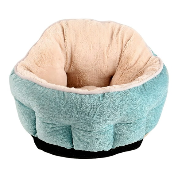 Methold Fondo antideslizante con relleno de algodón extra seguro - Fondo antideslizante con relleno de algodón extra seguro para mayor Perchas para gatos Azul