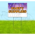 thumbnail image 1 of Party Supplies V6 (18" x 24") Yard Sign, Includes Metal Step Stake, 1 of 6