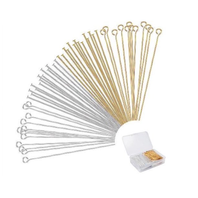 Miangastore Accessoires de Bijoux 800Ensemble Épingles à Paupières en Métal pour Projets Diy Multicolore