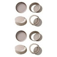 thumbnail image 1 of Tart Pan, 4 Inch Mini Quiche Pan Removable Bottom Non-Stick Tin, for Oven Baking Carbon Steel Gold Pie Pan.(8 Packs), 1 of 5