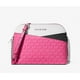 thumbnail image 1 of Michael Kors Bolso Bandolera Mediano Jet Set Travel con Diseño de Cúpula y Logo de la Firma en Bloques de Color - Dragonfruit Multi, 1 of 1