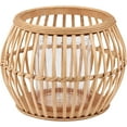 thumbnail image 3 of Primitives by Kathy Medium Bamboo Lantern with Included Glass Candle Holder, Create a Natural ambience in Any Room. Combine with Our Other Bamboo Lanterns for Mood Lighting on Any Occasion., 3 of 4