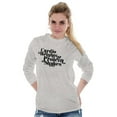 thumbnail image 3 of Cute Cardio Weights Protein Shakes Women's Long Sleeve T Shirt Brisco Brands S, 3 of 6