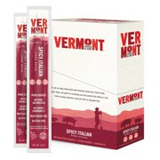 Vermont Smoke & Cure Meat Sticks, Pork, Antibiotic Free, Gluten Free, Spicy Italian, 1oz Stick, 24 Count