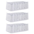 thumbnail image 1 of Staron Underwear Organizer under $5! Mesh Storage Box for Drawer Closet Foldable Compartments for Socks Lingerie Space Saver, 1 of 2