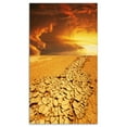 thumbnail image 2 of Drought Land under Dramatic Sky - Modern Landscape Wall Art Canvas, 2 of 3