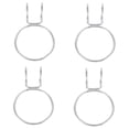 thumbnail image 4 of NICEXMAS 4Set Silver Pegboard Rings for Pegboard Cup Hanger 11.8X7.9in, 4 of 8