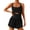 Black, variant on Womens Yoga Outfits Workout Romper Onesie with Padded Bras Sleeveless One Piece Shorts Atheletic Running Jumpsuit Clothes Set
