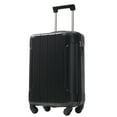 thumbnail image 6 of Euroco 3 Piece Luggage Sets,20" Hardshell Carry-On Luggage with 2 Packing Cubes,TSA Lock and Spinner Wheels,Lightweight Durable Suitcase Set for Men Women,Black, 6 of 8