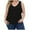 Black, variant on Kmdttou Summer 50% off Clearance! Women's Fashion Plus Size 2025 Summer Solid Color V-neck Thread Sports Large Size Tops For Outer Wear Bottoming Slim Short Tops