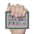 thumbnail image 1 of Press On Nails, glamnetic Harry Potter, lengua de perejil, color verde, 1 of 6