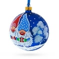 thumbnail image 2 of Joyful Trio of Gnomes Glass Ball Christmas Ornament 4 Inches, 2 of 4