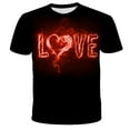 thumbnail image 2 of IROINNID Men's Casual Crew Neck Letter Printed Short Sleeve T-shirt, 2 of 3