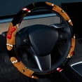 thumbnail image 2 of Christmas Gingerbread Man 14.5 Inch Printing PVC Leather Car Wheel Covers Steering Wheel Cover Auto Accessories, 2 of 6