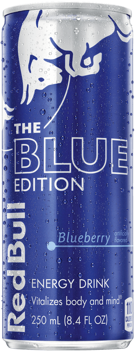 (1 Can) Red Bull Energy Drink, Blueberry, 8.4 Fl Oz, Blue Edition