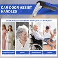thumbnail image 4 of 2 Pcs Car Door Assist Handle, Multifunction Car Handle Assist, Vehicle Support Handles Seatbelt Cutter Window Breaker Portable Automotive Car Handle Assist for Elderly and Car Emergency Tool, 4 of 6
