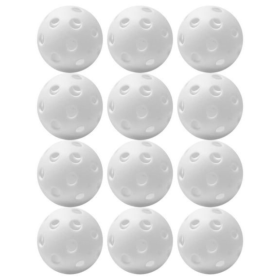Franklin Sports 10397P6 Mini Plastic Baseballs, Practice Training Balls, White, 12 Pack