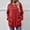 Red, variant on QUNYINEY Fall Sweatshirts for Women Long Sleeve Solid Crew Neck Shirts Casual Pullover Mid Length Loose Fit Clothes for Women