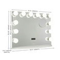 thumbnail image 3 of Impressions Vanity Hollywood Premiere Plus Vanity Mirror with Lights and 3X Magnification (White), 3 of 5