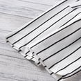 thumbnail image 3 of Toddler Girl's Striped Overalls Summer Strap Jumpsuit Romper Bib 1 To 7 Years, 3 of 5