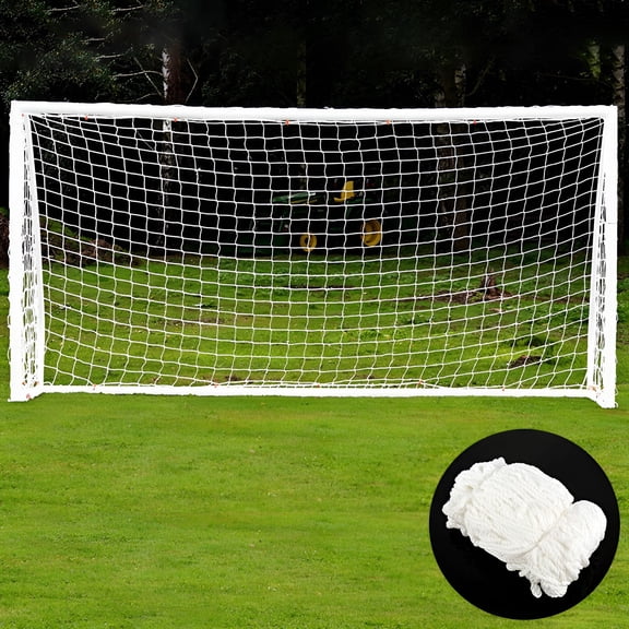 BESTSKY Sports Replacement Soccer Straps and Net Soccer Goal Net,24 'X 8',Full Size,Does Not Include Posts