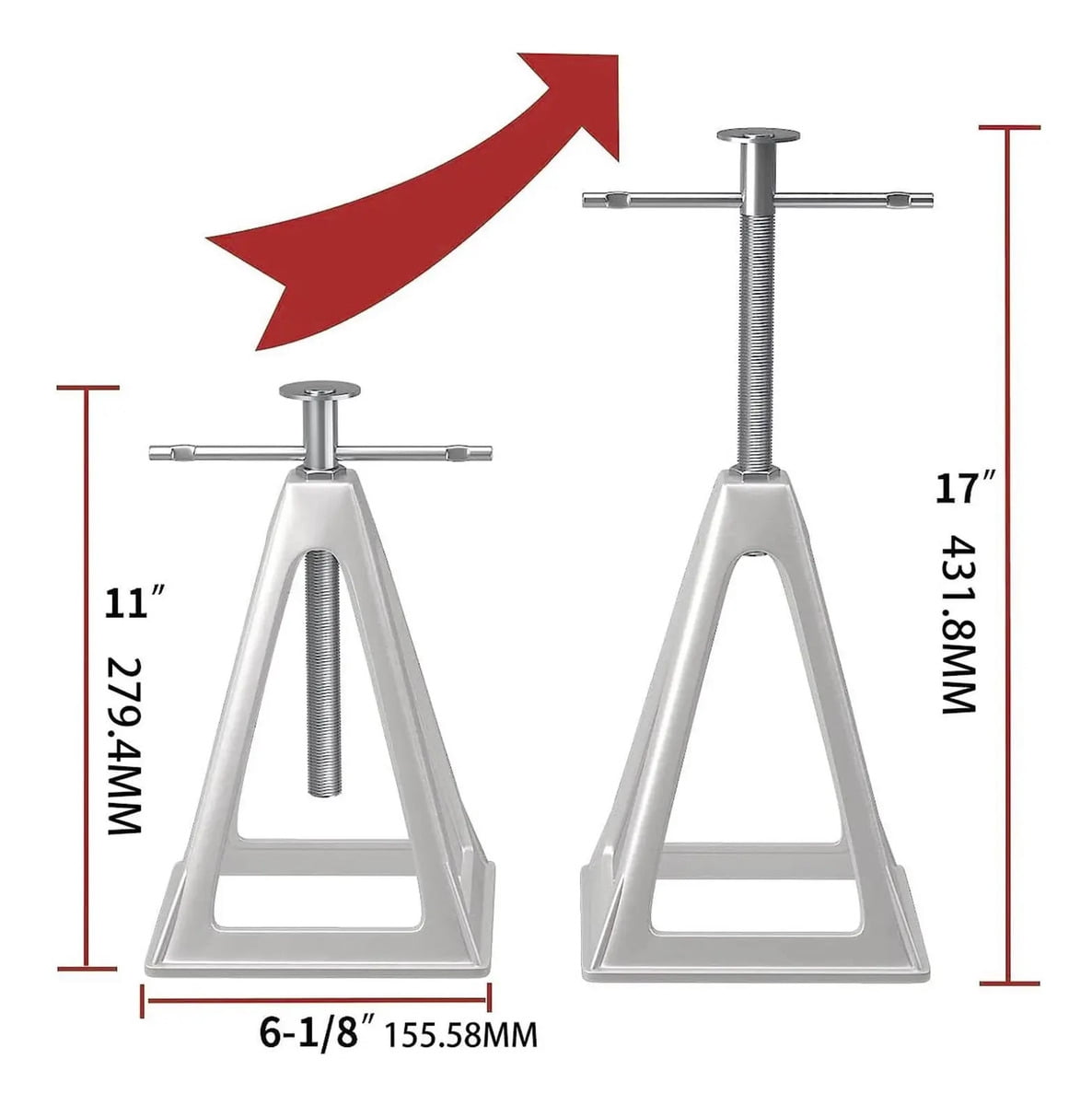 Applicable to Trailer Repair Jack Stands for 2 Pieces