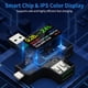 thumbnail image 5 of Medidor de Potencia USB C 2 en 1, Multímetro Digital 3.6-32V 0-8.0A Probador de Voltaje y Corriente, Medidor Tipo C, Voltímetro de Capacidad de Batería, Banco de Energía, Cargador Rápido, Detector, 5 of 22