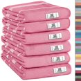 thumbnail image 1 of Ephesus Towels Toallas De Mano - Juego De 2 | 18.0 X 30.0 In – Toalla De Mano Turca Decorativa Para Baño, Cocina, Cara De Invitados, Pelo, Té (Paquete De 6 Unidades), Color Rosa, 1 of 5