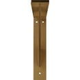 thumbnail image 3 of Ekena Millwork 2"W x 10"D x 10"H Traditional Steel Bracket, Hammered Gold, 3 of 13