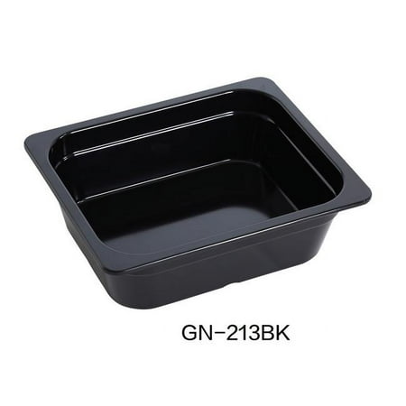 

Yanco GN-213BK 4 x 10.5 x 12.75 in. Melamine Gastronorm Pan Black - 3.6 ltr - Pack of 6