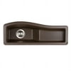Dual Mount Granite Single Bowl Entertainment Sink in Espresso
