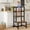Rustic Brown, variant on Toddler Kitchen Step Stool, Adjustable Height with Safety Rail, Steel & Wood Kitchen Stool for Kids, Toddler Helper Stool for Kitchen, Non-slip Toddler Tower Brown