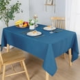 thumbnail image 2 of 60 X 120 Inch Textured Rectangle Tablecloth - Waterproof Spillproof Wrinkle-Resistant Fabric Table Cloth for Kitchen and Dining Dinner, Outdoor Picnic, Holiday and Parties, Light Sage Green, 2 of 6