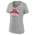 thumbnail image 2 of Women's Fanatics Branded Gray Oklahoma Sooners 2023 NCAA Softball Women's College World Series Champions Official Logo, 2 of 3