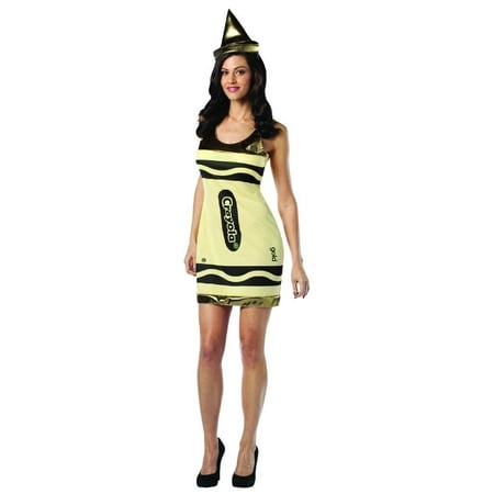 Crayola Gold Tank Costume Dress Adult 4-10