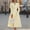 Beige, variant on Long Dresses for Women Fashion Women Casual Turndown Colaar Slim Solid Long Leeve Evening Gown Dresses with Pocket Beige 2X