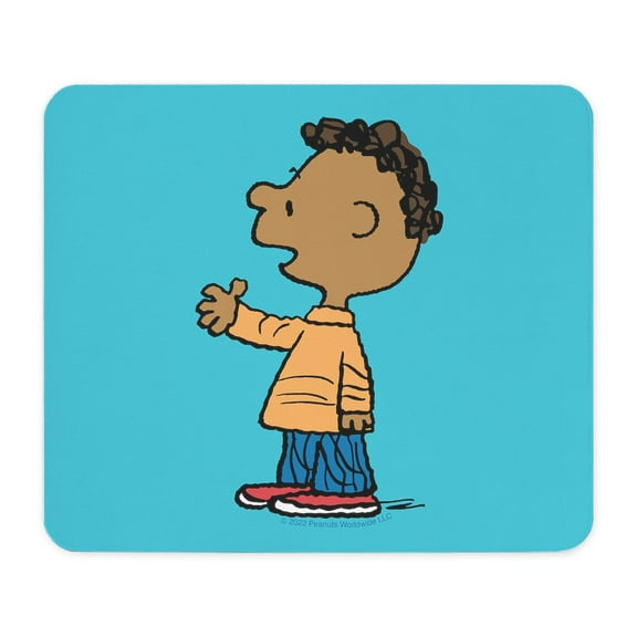 CafePress - Peanuts Franklin Talking - Non-slip Rubber Mousepad, Gaming Mouse Pad