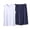 Clear, variant on BaoFuBaoMei Pajamas for Men 2 Piece Set Big and Tall Crew Neck Lounge Sets Tank Top and Shorts Sleepwear Sets Comfy Soft Loungewear with Pockets