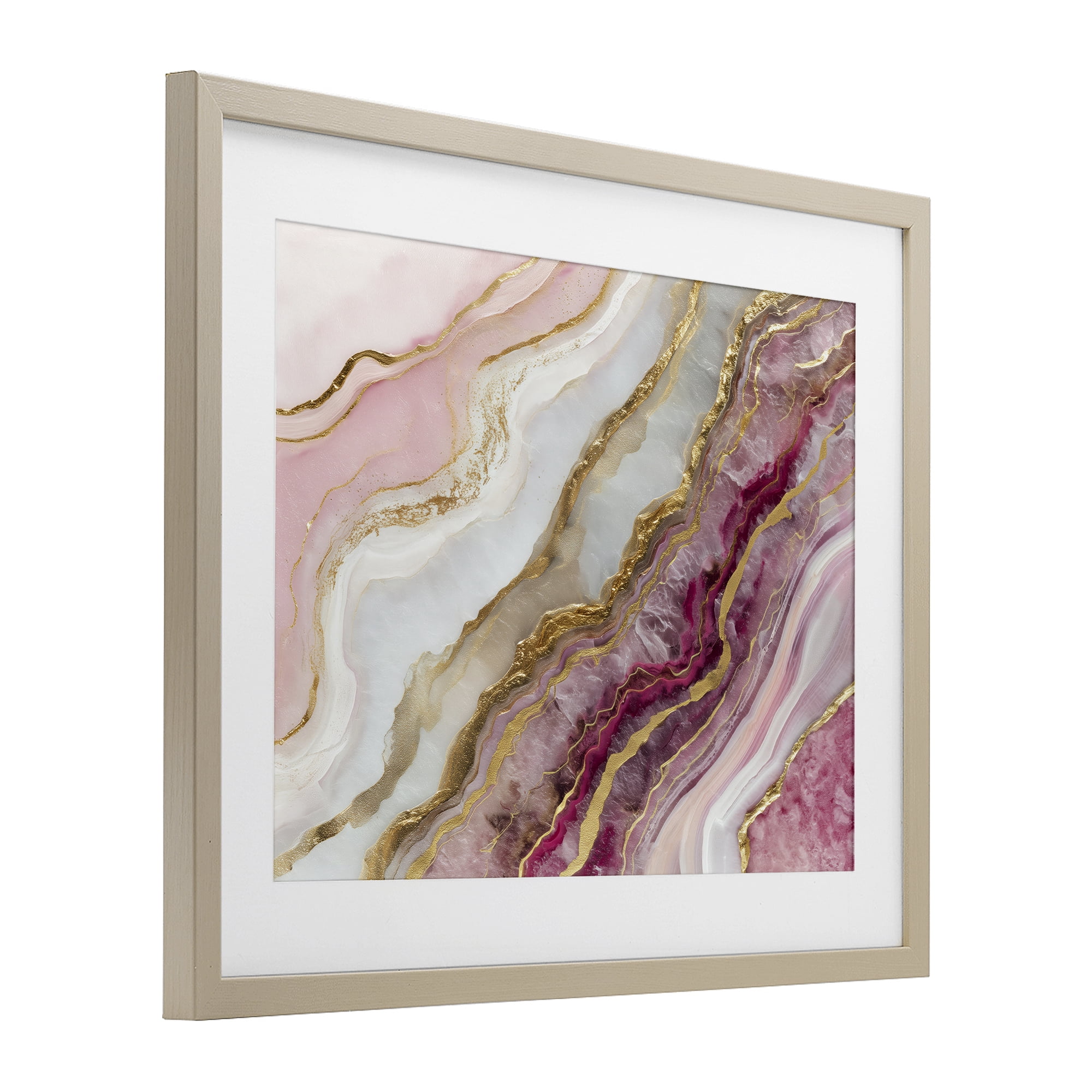 Stupell Industries Frozen Petal Stone Birch Framed Print Under Glass, design by Svetlana Aleynikova