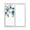 Blue, variant on Blue Green Spring Floral Window Privacy Film, Weeping Botanical Summer Static Cling UV Sun Blocking Tint Film Heat Control Windows Films for Bedroom Bathroom, Window Stickers 23.6"x59"