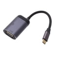 thumbnail image 1 of TYPE C To VGA Hub 3840x2160 Nylon Material PD30 Fast Charging Type C Hub for Work, 1 of 7