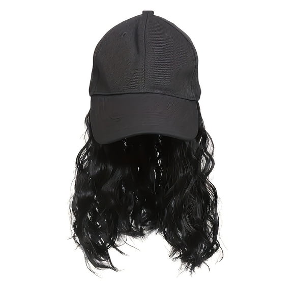 12-Inch Curly Wavy Wig | Natural breathable synthetic fiber bonnet wig, suitable for daily wear